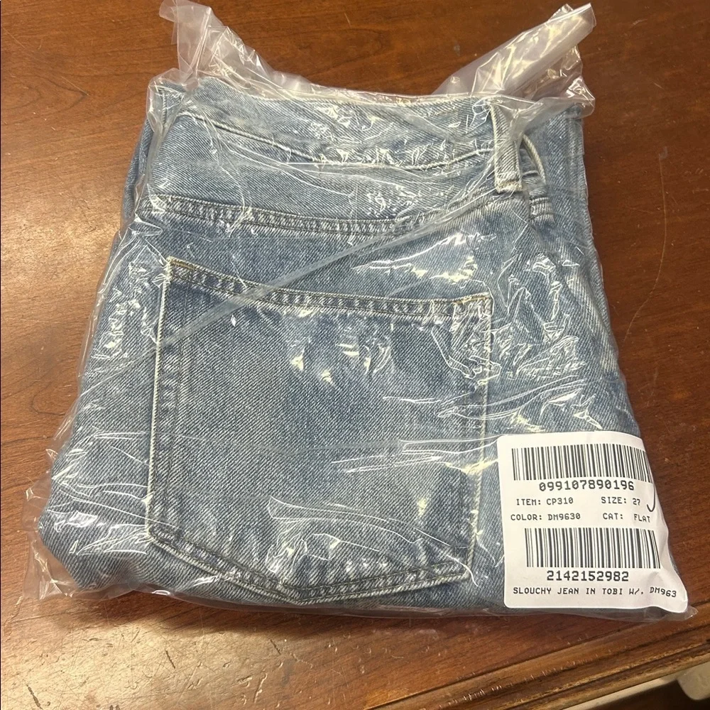 J Crew Slouchy jean with embellished side strip CP310